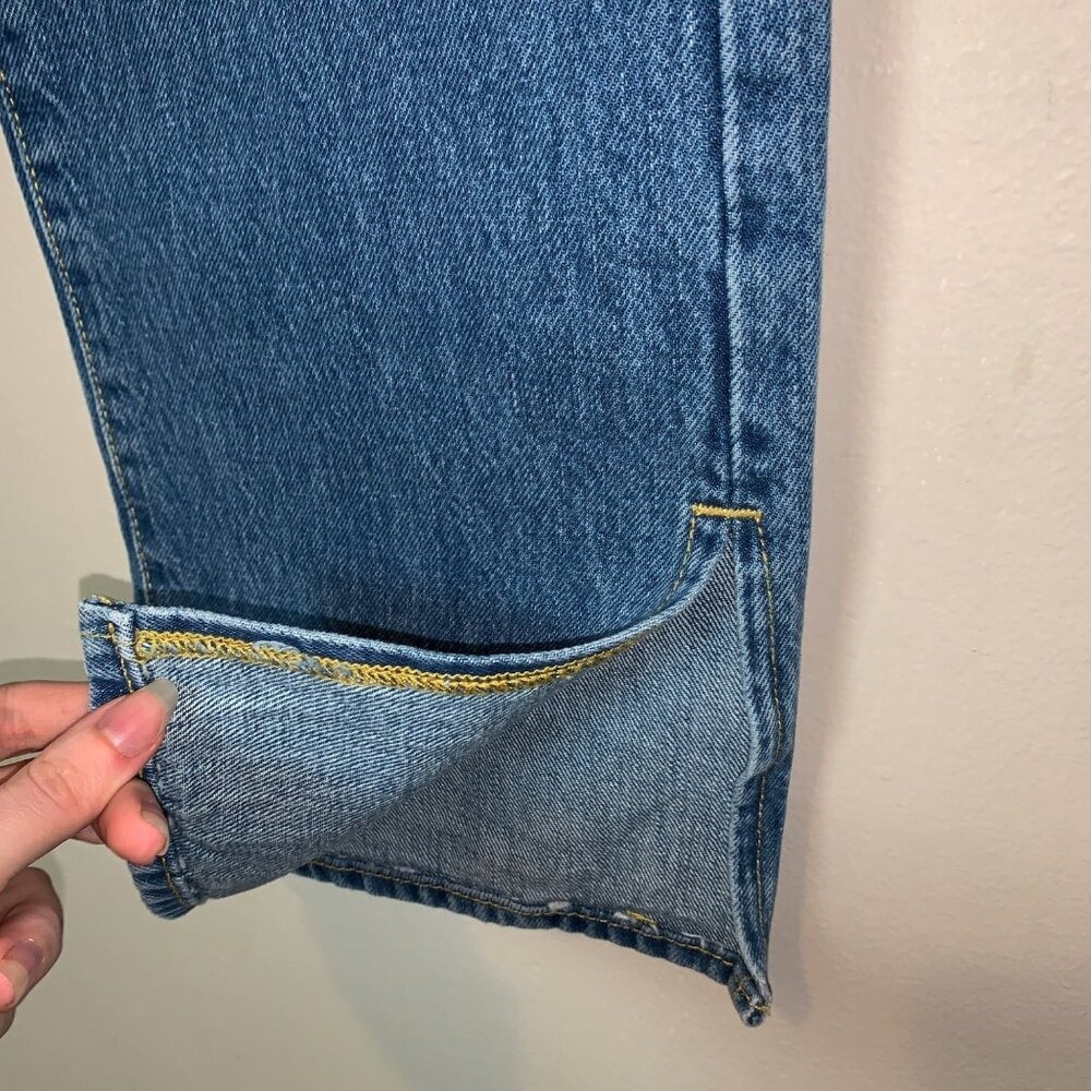 Good American Women's Good Boy Tapered High-Rise Jeans Size 25x31 - Picture 8 of 12